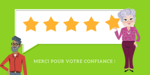 MERCI POUR VOTRE CONFIANCE